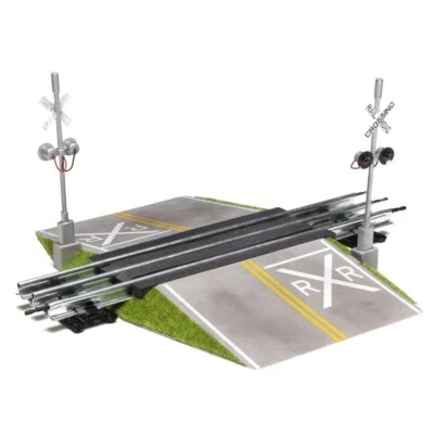 Menards Railroad Crossing with Flashing LED Lights O Gauge - Image 1 of 4