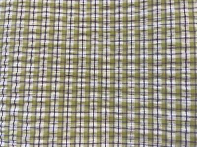 Multiuse upholstery fabric by the yard 54" wide tattersol plaid pattern - Image 1 of 3