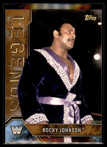 2017 Topps Legends WWE Wrestling BRONZE Parallel #76 Rocky Johnson - Picture 1 of 2
