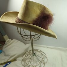 Vintage *Boot Hill* Cowboy Hat Western Golden Beige Medium 22 1/4" ~8 34 ~8 78