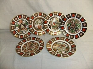 Placas de Navidad de porcelana c4 Royal Crown Derby edición limitada 1995 1996, 6D4A  - Imagen 1 de 7