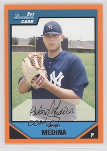 2007 Bowman Prospects Orange /250 Gabriel Medina #BP87