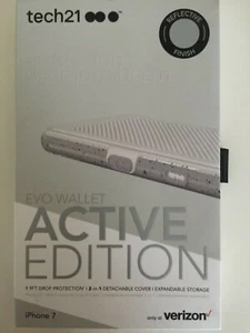 Tech21 Evo Wallet Active Edition Case for iPhone 8 & iPhone 7 Gray 4.7" - New - Picture 1 of 2