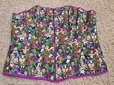 Undergirls Batman DC Comics Corset Sexy Womans Halloween Costume Plus 3x Villian - Image 1 of 4