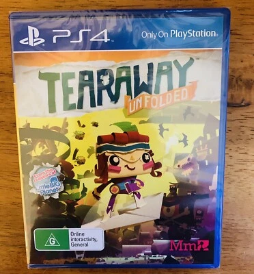 Tearaway Unfolded Playstation 4 PS4 - BRAND NEW SEALED - PAL - Free Postage - Image 1 of 2
