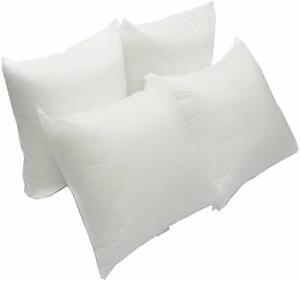 Mybecca 4 Pack- Premium Hypoallergenic Pillow Insert Sham Square Forms ALL SIZES