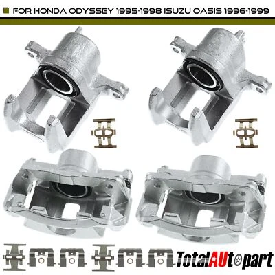 4 件制动卡钳前后适用于本田 Odyssey 1995 - 1998 五十铃绿洲 1996 - 1999 — 第 1/4 张图片