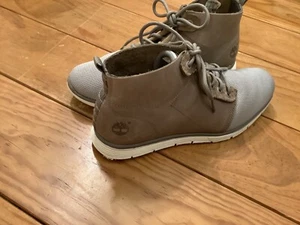 Timberland Stiefeletten Damen Schuhe Grau Leder SENSORFLEX Comfort - Bild 1 von 8