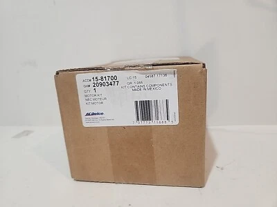ACDelco Cooling Fan Motor Kit 15-81700 GM 20903477 - Image 1 of 3