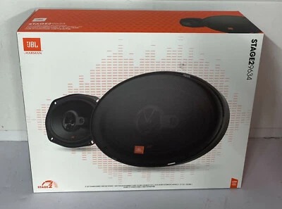 JBL 6"x9" 6x9 480W Total power STAGE 2-way car rear deck oval shelf speakers new - Image 1 of 2