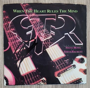 Geoff Downes Signed GTR - When The Heart Rules The Mind 7" Vinyl Record Yes RAD - Picture 1 of 2