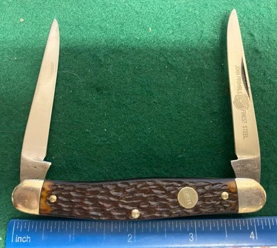 John Primble Belknap USA 20 Muskrat Knife, Jig Brown Delrin Handles - Image 1 of 4