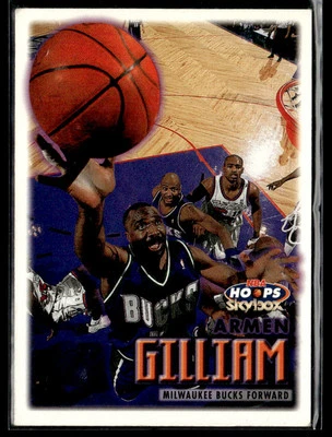1999-00 Skybox NBA Hoops #82 Armen Gilliam Milwaukee Bucks 4 - Image 1 of 2