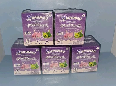 APHMAU Mystery MeeMeows Lote de 5 Cajas - Figura Sorpresa Litter 4 Under The Sea Foto 1 de 4