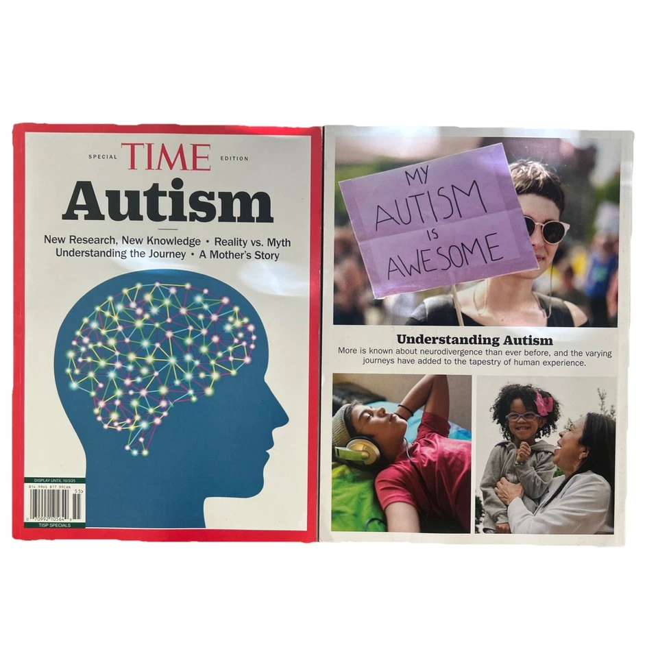 Time Magazine Autism 2025 *NEW* New Research Knowledge Reality Myth Free Ship Foto 1 de 1
