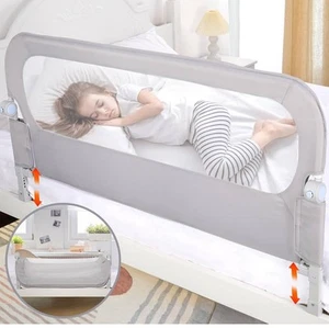 Baby Bed Rail Guard for Toddlers- 47" Toddler Bed Side Rails For Twin/Full/Queen - Picture 1 of 5
