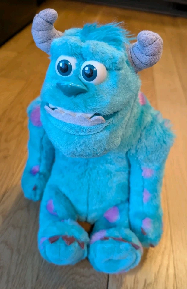 Плюшевая игрушка Disney Pixar Monsters University Sully Talking My Scare Pal 12 дюймов РАБОТАЕТ - Изображение 1 из 4