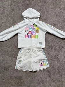 Girls/Toddlers Puma Squishmallow Hoodie & Shorts Size XS - Picture 1 of 6