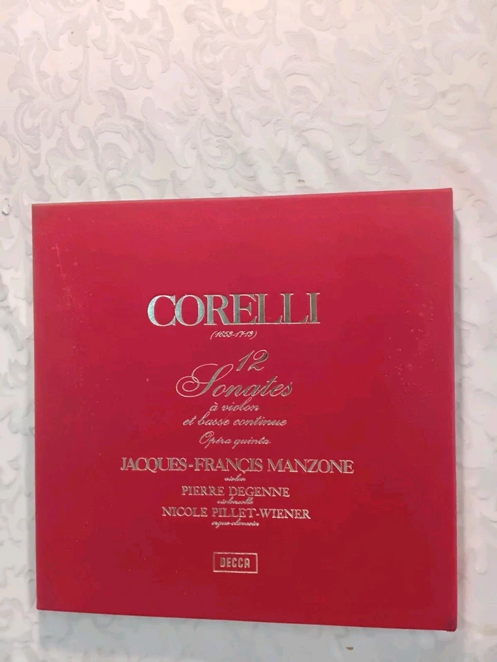 Decca – 12 Sonates Opus 5 (Opera Quinta) – Coffret 3 LP – Rare édition stéréo - Photo 1/4