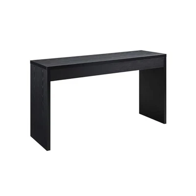 Mesa de acento negra, mesa de sofá de 48" para entradas, vestíbulo y decoración de sala de estar Foto 1 de 4
