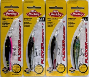 4 - Berkley FLICKER MINNOW - Talla 7 - 1/4 oz. - 3" - ¡Cuatro grandes colores! - Imagen 1 de 1