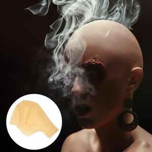 Latex Bald Caps Head Wig Cap Thick Bald Cosplay Hat Fancy Dress Makeup SLS - Bild 1 von 9