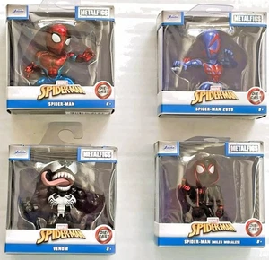 Jada Metal Figs 2024 Spider Man Collection Full Set of 4 Figures Toys - Picture 1 of 6