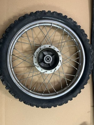 2008 TTR110 TTR110E FRONT WHEEL WITH TIRE 14 INCH - Image 1 of 4