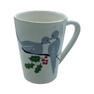 Taza Craft & Barrel Marin Birds Lovebirds Design 14 OZ Hecha en Portugal 4.5" - Imagen 1 de 4