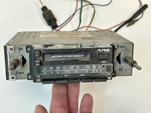 ¡Estéreo Alpine Am Fm vintage con casete! 7217 20w + 20w - Imagen 1 de 7