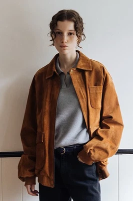 Chaqueta de cuero gamuza Pronto Uomo para mujer talla M talla 3X Foto 1 de 4