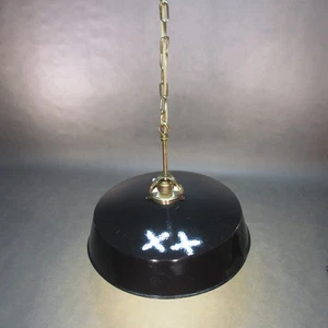 SIEMENS Emaille Lampe XXL Art Deco Lampe Retro Werkstattlampe Antike Fabriklampe - Bild 1 von 20