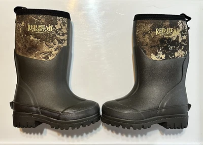 Red Head Kamari Hunting Boot Neoprene Waterproof Camo Rain Boot Kids Youth Sz 10 - Image 1 of 4