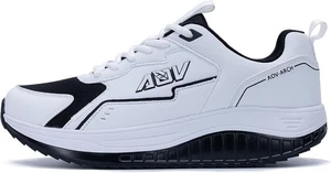 Orthotic Men's Shoes with Arch Support, Wide Platform Walking Sneakers Comfort - Picture 1 of 10