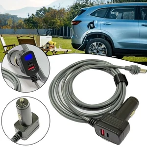 Chargeur Voiture Câble Alimentation Charge Câble Extra Long Polyvalent Compati - Photo 1/14