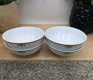 Fortessi Bone China 4 Bowl Set From The Waldorf Astoria 1998 Eschenback 6" - Picture 1 of 6
