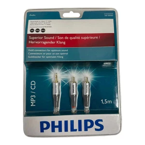 SWA3161S/10 Philips 500 Stereo Audio to 3.5mm Y Cable 1.5m - Picture 1 of 1