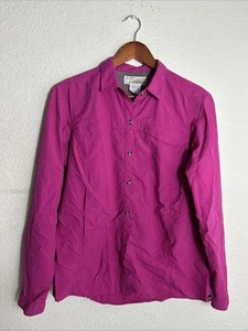 exofficio shirt Long Sleeve Women’s Medium Pink Insect Repellent  - Picture 1 of 15