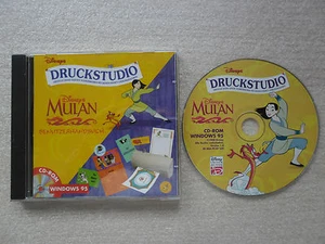 CD-ROM WINDOWS 95-DISNEYS MULAN-DRUCKSTUDIO-BENUTZERHANDBUCH-DACHE-INTERACTIVE-/ - Photo 1/1