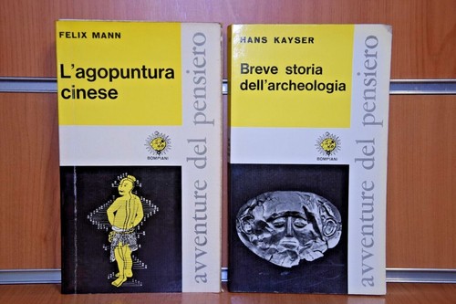 Libri della collana "Avventure del Pensiero" 1°Ed.1967 Valentino Bompiani