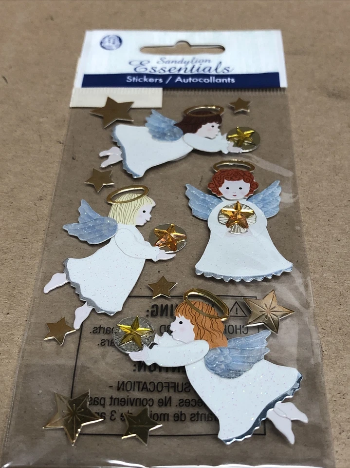 Sandylion -ÁNGELES - Juego de 12 piezas - Pegatinas dimensionales - Foto 1 de 1