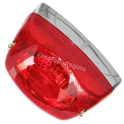 638646 Luz trasera de freno de llanta cromada roja OEM para Vespa LX 50 LX 150 LXV 150 Foto 1 de 4