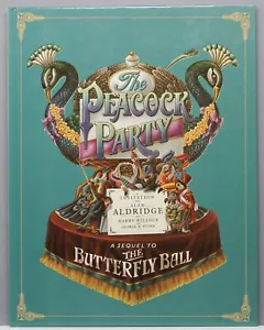 Vintage HC book The Peacock Party 1979 Alan Aldridge 11" x 9" Hard cover - Picture 1 of 6