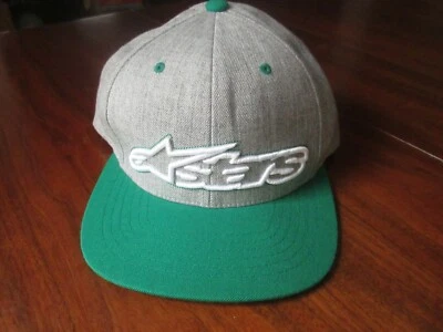 ALPINESTARS Racing - Gorra Snapback - Gris y Verde - DELETRECHA Foto 1 de 4