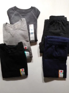 Sweats Sweatpants Sweatshirts Unisex Hanes 5 Color 4/5, 6/7, 8, 10/12, 14/16 - Picture 1 of 8