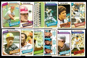 1980 OPC 80 O PEE CHEE TOPPS MLB BASEBALL CARD 251-374 SEE LIST - Picture 1 of 251