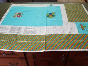 Kids Go Green BTY Kari Pearson Quilting Treasures Tote Bag Panel 35x42 - Picture 1 of 10
