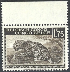 Belgian Congo 1942. Leopards. MNH OG - Picture 1 of 1