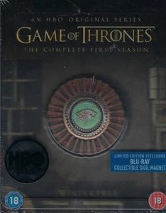Game of Thrones: The Complete First Season SteelBook w/Magnet (Region Free UK) - Picture 1 of 2