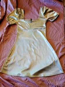 H&M Divided silver/grey mini dress size small - Picture 1 of 4